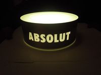 Base de lumière LED de château en métal écologique Portable pour le vin de whisky de discothèque de barre pour la bouteille de support de transporteur d'affichage de Champagne