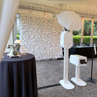 Photo Booth Selfie Kustom Layar Sentuh Berbahan Metal untuk Pernikahan dengan iPad, DSLR & Printer