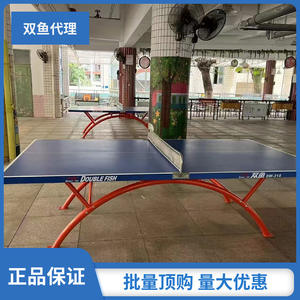 Table de ping-pong d'extérieur Double Fish 318B, plateau de 18 mm, résistant aux intempéries, équipement de fitness - Product Image 5