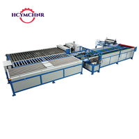 Nouvelle ligne de production de conduits HVAC en U entièrement automatique, machine de fabrication de tubes d'air haute précision 5 axes, 15 m/min
