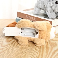 Nouveaux jouets en peluche d'écureuil électrique mignons et simulés qui marchent et crient, vente en gros