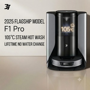 3i F1Pro เครื่องดูดฝุ่นหุ่นยนต์ กวาด ถูพื้น ทำความสะอาดอัตโนมัติ ไอน้ำอุณหภูมิสูง ล้างด้วยน้ำร้อน มอเตอร์ไร้แปรงถ่าน - Product Image 2