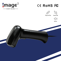 Escáner de Código de Barras HC-781 1D 2D USB con Cable, de Largo Alcance y Gran Profundidad de Campo, para Códigos Bancarios Brasileños, Almacenes, Bibliotecas y Supermercados