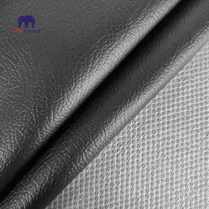 Cuero sintético de PVC resistente al desgaste con textura de corteza brillante para tapicería de sofá y asiento de automóvil - Product Image 1