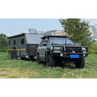 QC Wholesale Modular Road Van Camper Motorhome Travel Trailer Bathroom Camping Stainless Steel Kitchen Heavy Duty Suspension
