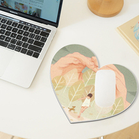 Petit tapis de souris de bureau imprimé personnalisé tissu antidérapant imperméable caoutchouc naturel normes européennes Anime dessin animé Design Stock