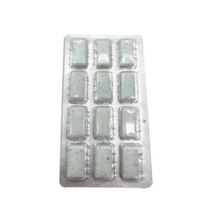 Goma de Mascar Menta con Xilitol, Goma de Mascar Refrescante con Sabor a Menta Crujiente en Caja Personalizada - Product Image 1