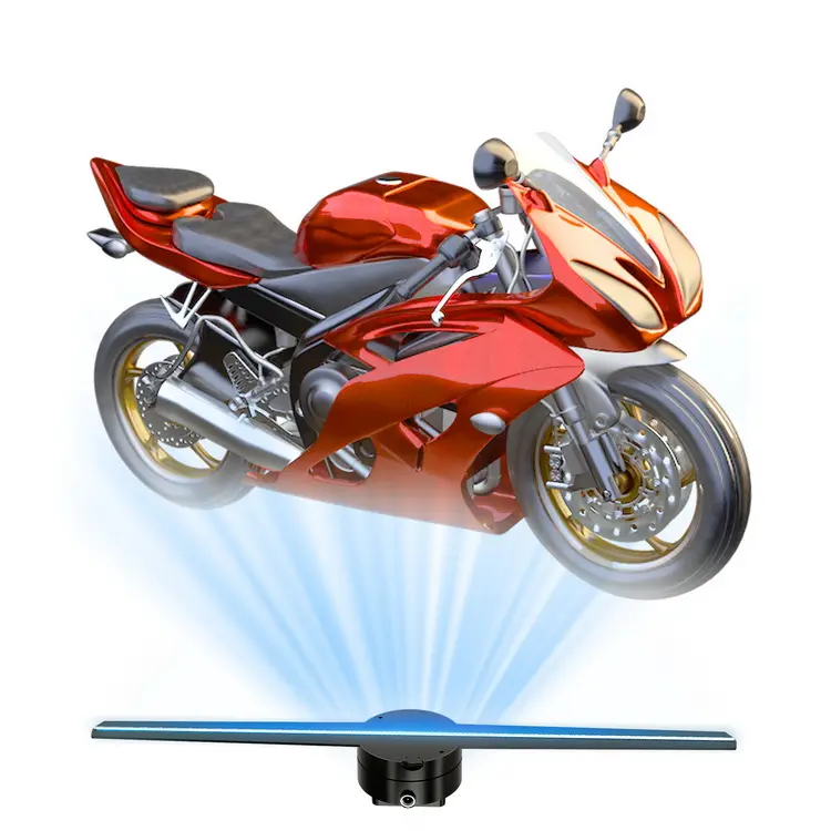 อุปกรณ์แสดงผลโฆษณาโฮโลแกรมคุณภาพสูงให้การฉายภาพโฮโลแกรม3D