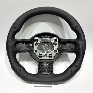 Volant de sport en cuir pleine fleur personnalisé en usine pour BMW <span class=keywords><strong>MINI</strong></span> R56 R50 <span class=keywords><strong>R53</strong></span> F56 R55 R61 <span class=keywords><strong>Mini</strong></span> Coupé Roadster Paceman R59 - Product Image 1