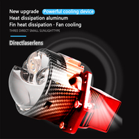 Accessoires de voiture 85W High Power Car Led Headlights 3.0 Inch Bi Led Projectors Lens Lamp for Car Three Laser Headlight 6000K