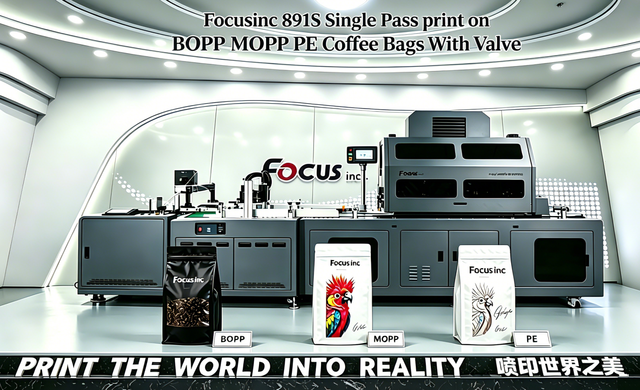Eco-friendly Ricoh Print Head Inkjet Single Pass Automatic Digital Printer for Non-woven Bags with UV Ink