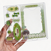 Support de présentation en acrylique, support pour photos souvenirs, image numérique holographique, époxy transparent, promotionnel, vente en gros, personnalisé