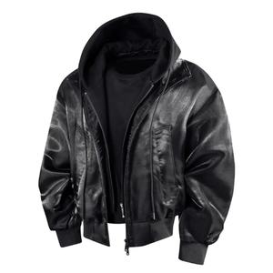 Nouvelle veste pour homme avec fermeture éclair double, chaude et tendance pour l'automne et l'hiver, adaptée aux styles décontractés et cool - Product Image 1