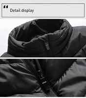 Veste chauffante taille américaine, manteau d'hiver chaud, rechargeable par USB, batterie amovible, imperméable, veste chauffante pour homme