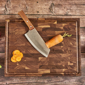 Solid wood cutting board, made of black <b>walnut</b> wood, suitable for home use, kneading and rolling dough, and as a cutting board - Product Image 1