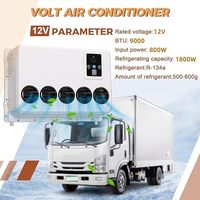 Climatiseur TELCOOL 12V DC pour camping-car, camion, unité de climatisation de type split pour camping-cars, camions, caravanes, remorques, excavatrices, fourgons