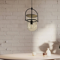Lustres suspendus en verre soufflé moderne avec LED, angle de faisceau de 360°, blanc chaud 3000K, installation facile, décoration intérieure, salle à manger