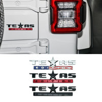 Emblème 3D en plastique ABS ÉDITION TEXAS, autocollant pour le coffre arrière, le capot avant, le badge pour Jeep Wrangler Grand Cherokee Silverado, décoration