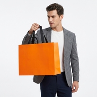 Sac cadeau de luxe en carton écologique avec poignées torsadées, matériaux recyclés, impression numérique pour promotions