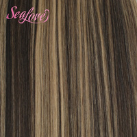 Extensions de cheveux humains Remy à pointe plate, double épaisseur, kératine, pointe en K, lisses et douces, pré-collées