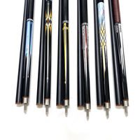 Stik Biliar Pool Berkualitas Unggul Serat Karbon 1/2-pc 58 Inci Ujung 12-12.5mm untuk Dijual