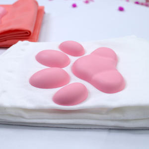 Chaussettes hautes en nylon antibactériennes à imprimé patte de <span class=keywords><strong>chat</strong></span>, motif animal, mignonnes, rembourrage en silicone, style anime - Product Image 6