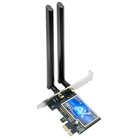 Carte réseau WiFi 6 AX1800 PCI-E avec BT 5.2, adaptateur sans fil double bande 2,4G/5G pour PC de bureau, compatible avec Windows 10/11