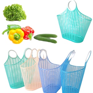 Colorful Cheap Collapsible Jelly Purse Portable Storage Basket Tote Bag Toddler Handbag Ideal Gift Baskets Easter Gift