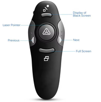 Nuevo Control Remoto Inalámbrico para Presentaciones, Clicker para Presentaciones de PowerPoint, Clicker PPT, Avance de Diapositivas