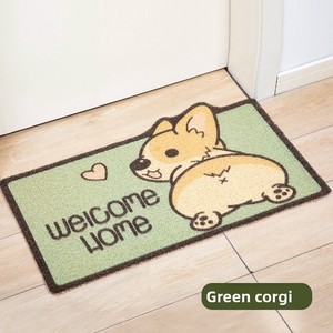 Alfombra de Seda con Diseño de Dibujos Animados para Interiores, Estilo Nórdico, Antideslizante, para Entrada, Alfombra de PVC con Bucle Antideslizante - Product Image 1