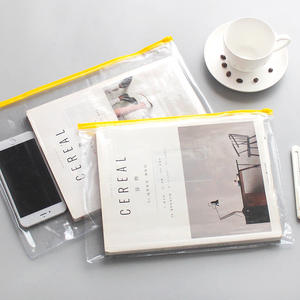 Enveloppes en plastique réutilisables à fermeture éclair, design élégant, prix bas, formats <span class=keywords><strong>A4</strong></span>, A5, A6 - Product Image 6