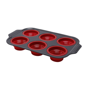 <span class=keywords><strong>Molde</strong></span> de <span class=keywords><strong>silicona</strong></span> para 6 muffins, utensilios de repostería antiadherentes y no tóxicos, <span class=keywords><strong>molde</strong></span> redondo de <span class=keywords><strong>silicona</strong></span> para pasteles, moldes para cupcakes, moldes para bocados de huevo - Product Image 2