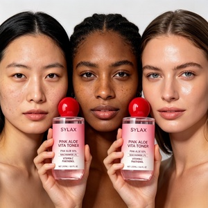 โทนเนอร์บำรุงผิวหน้าว่านหางจระเข้สีชมพู 80% ว่านหางจระเข้ ควบคุมความมัน ลดรอยแดง บำรุงผิวชุ่มชื้น ไม่เหนียวเหนอะหนะ - Product Image 4