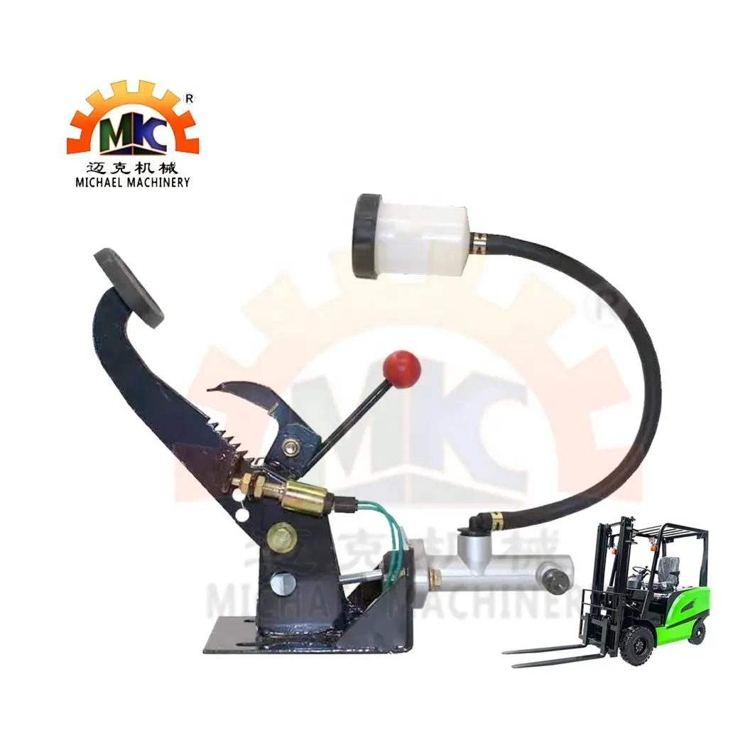 New Energy Electric Forklift Trucks Spare Parts Foot Brake Pedal with Master Brake Pump and Oil Cup