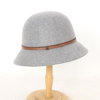 Sombrero de lana de fieltro para mujer, moda, 100%