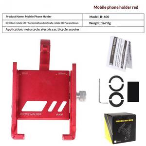 Support de téléphone portable pour vélo, en alliage d'aluminium, <span class=keywords><strong>fixation</strong></span> hexagonale réglable pour moto, <span class=keywords><strong>voiture</strong></span> électrique, vélo, Scooter - Product Image 6