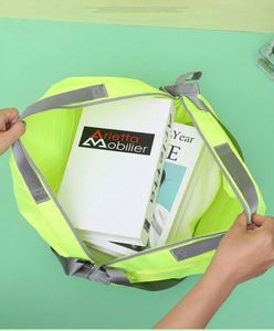 Sac à provisions pliable en nylon de haute qualité, grande capacité, sac de shopping pliable - Product Image 3