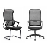 Chaise de bureau ergonomique Liyu à dossier haut en maille avec appui-tête réglable et soutien lombaire, chaise de bureau pivotante pour ordinateur