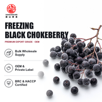 Diepvries Zwarte Chokeberry Aronia Bes IQF Gehele Vruchten 10kg Karton Groothandel OEM Leverancier