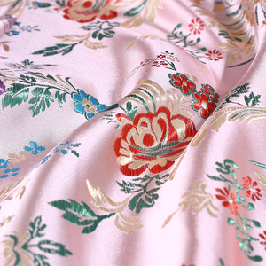 High-End chinesische Jacquard Stoff Satin Stoff zart bequem für Kleidung Wurf kissen Kunst handwerk Dekoration Stoff - Product Image 3