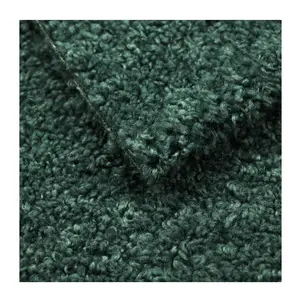 Casaco quente velo Sherpa 100% poliéster tricot malha 12 milímetros 200D/30F tecido