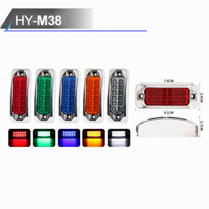 Nueva Luz LED de Marcador Lateral Impermeable IP68 de 3/4 Pulgadas para Autos y Camiones, Luz de Advertencia Redonda para Remolques - Product Image 1