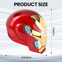 Casque Jarvis Voice Command MK50 Iron-hero, ouverture/fermeture électronique pour enfants et adultes