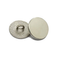 Boutons de chemise malais en alliage de zinc écologique 24L pour hommes Logo personnalisé plat couture vêtements en métal tige Style placage techniques