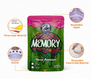 Özel baskılı arka tarafı mühürlü aperatif ambalaj çantası | Yüksek bariyer geri dönüşümlü çerez, şeker ve çikolata sarıcı - Product Image 3