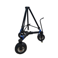 Version améliorée TRIANGLE PRO SUPER Plus Chariot à 3 roues pour Jimmy Jib Pro, cadre anti-tremblement pour caméra, base de jib pour tournages en extérieur