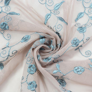 Полутлёгкая переработанная трикотажная ткань с вышивкой, сетчатая ткань, растягивающийся нейлоновый спандекс для танцевальной одежды - Product Image 6