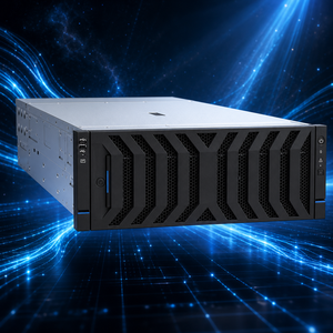 Сервер SR860 V4 4U для установки в стойку, с четырьмя процессорами Xeon, DDR5, PCIe 5.0 NVMe, для высокопроизводительного хранения данных и баз данных SAP HANA, с индивидуальной конфигурацией, протестирован - Product Image 1