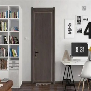 Conception unique Production en série de bois Buanderie à large entrée pour intimité Portes en bois personnalisées à énergie solaire - Product Image 1