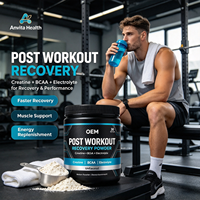 Créatine monohydrate instantanée, BCAA, électrolytes en poudre, supplément d'hydratation après l'entraînement, OEM ODM, étiquette personnalisée, adulte, halal